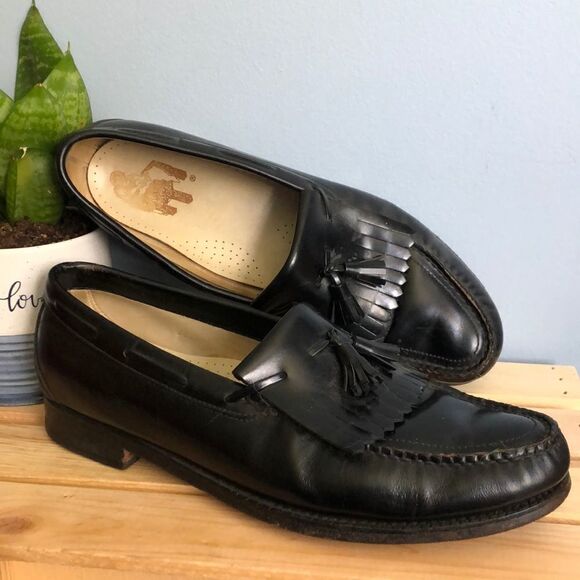 SAS 11.5 Men’s Black Leather Tassel Loafer - Picture 1 of 6